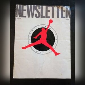 Air Jordan Flight Club 1989 Newsletter Volume #1